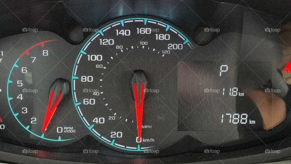 Dashboard Speedometer Odometer