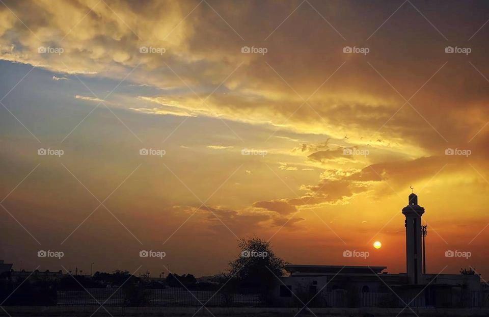 Sunset in Doha