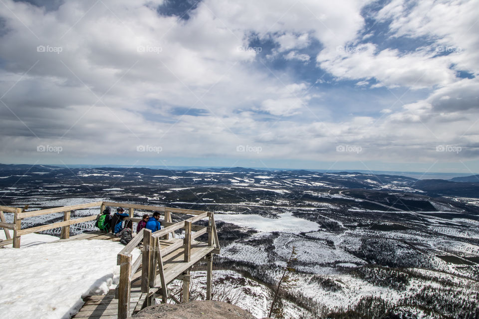 Winter mountain tops 