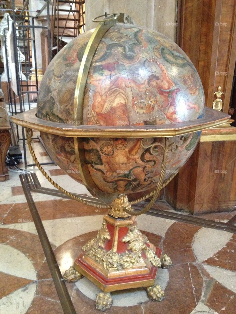 Painted Globe
