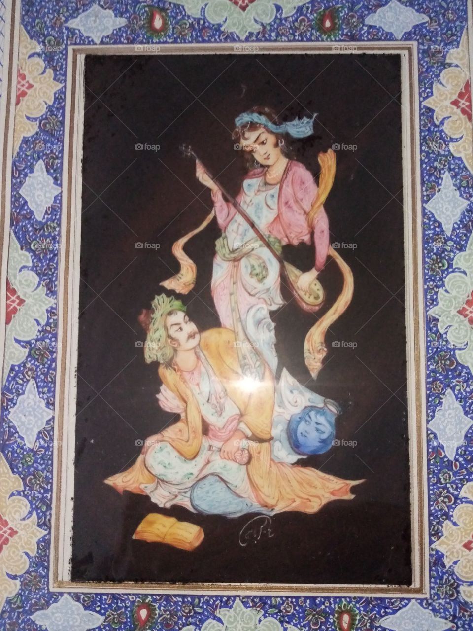 Alte Aquarell, Persien