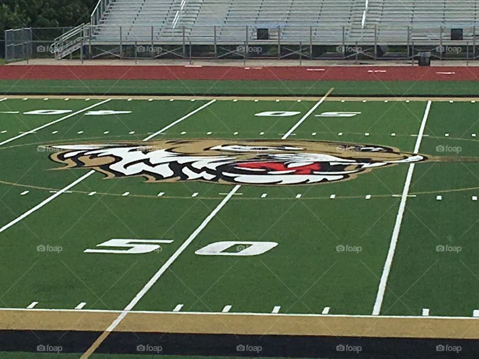 High School Football Field 