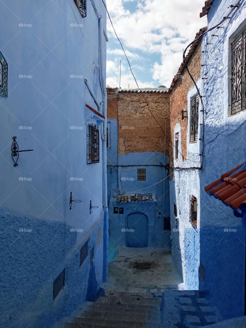 Ancien habitation in chefchaouen city of morroco