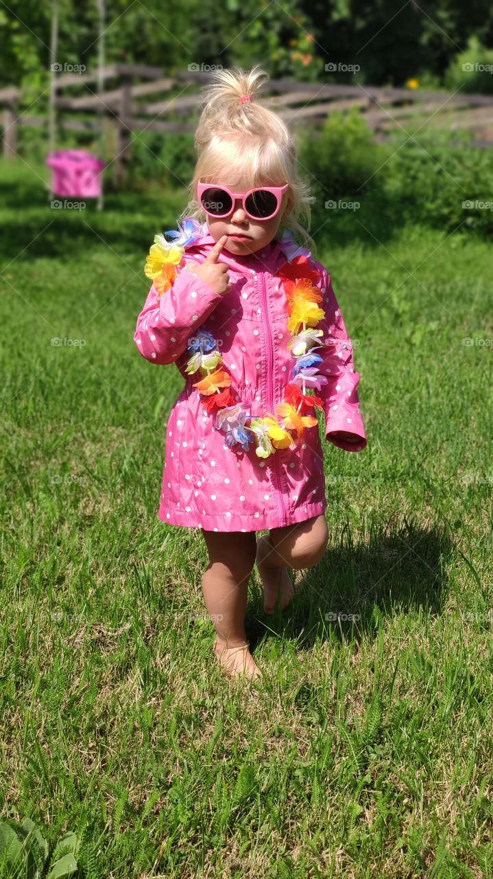 little Girl with style