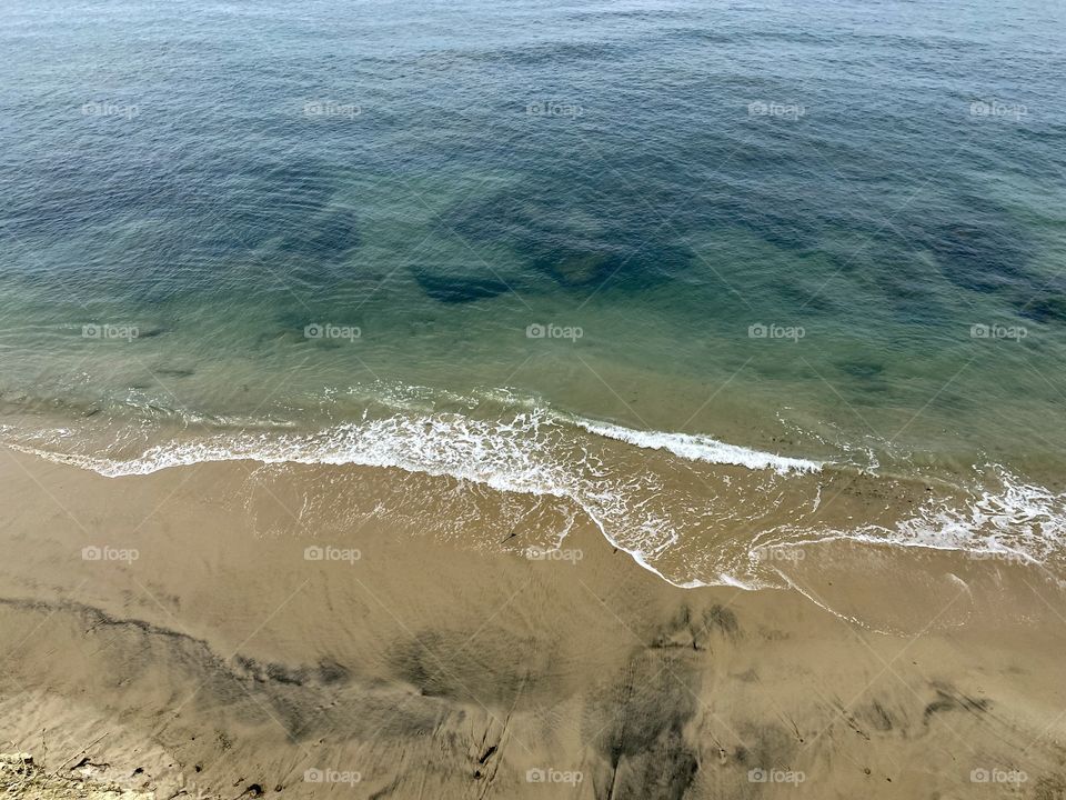 Beautiful beach at Sunset Cliffs Natural Park in San Diego California 