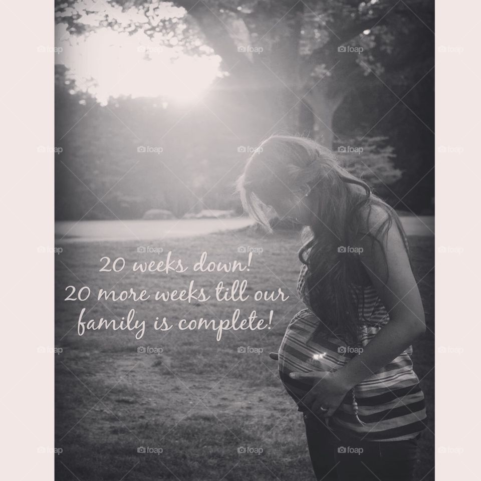 Pregnancy at half way point 