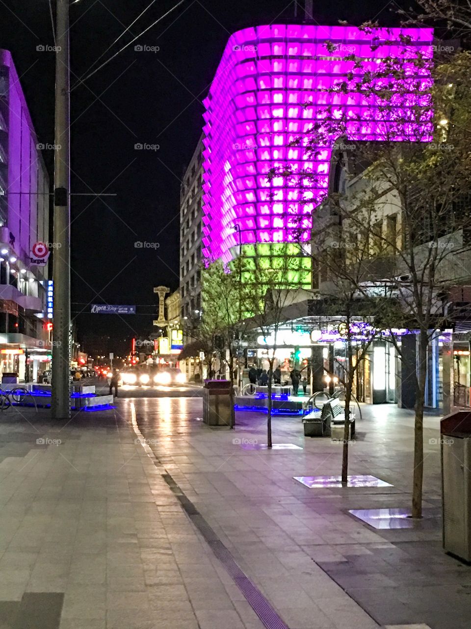 City lights downtown Adelaide rundell
Mall neon night life