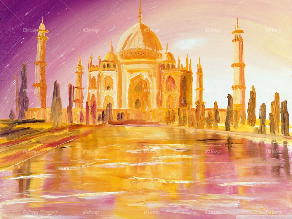 Taj painting