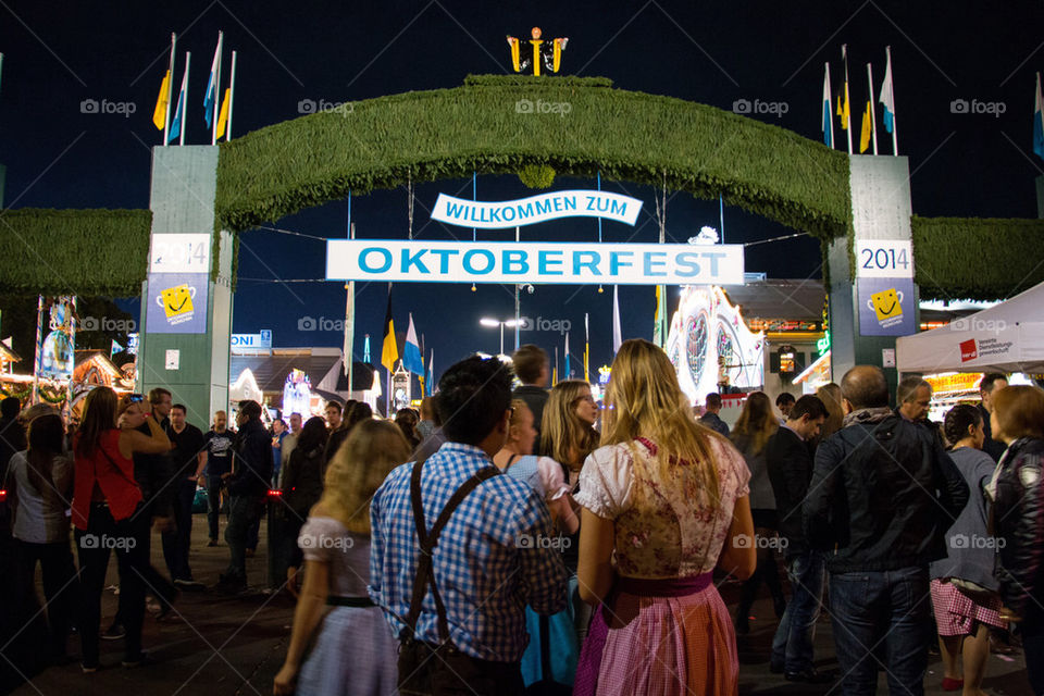 Oktoberfest entrance 