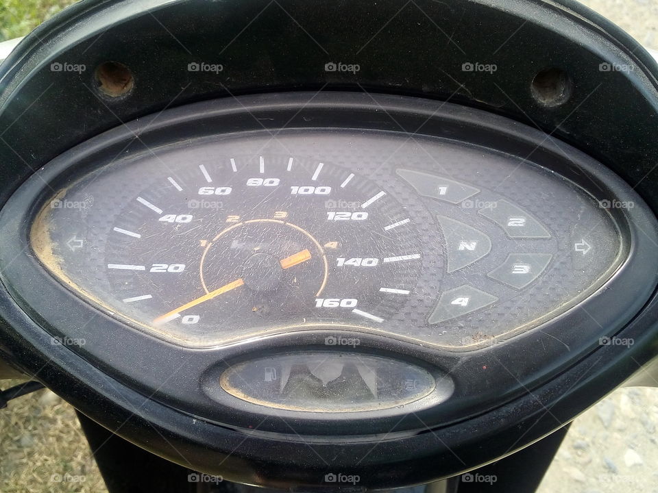 kilometer/h in my motorcycle