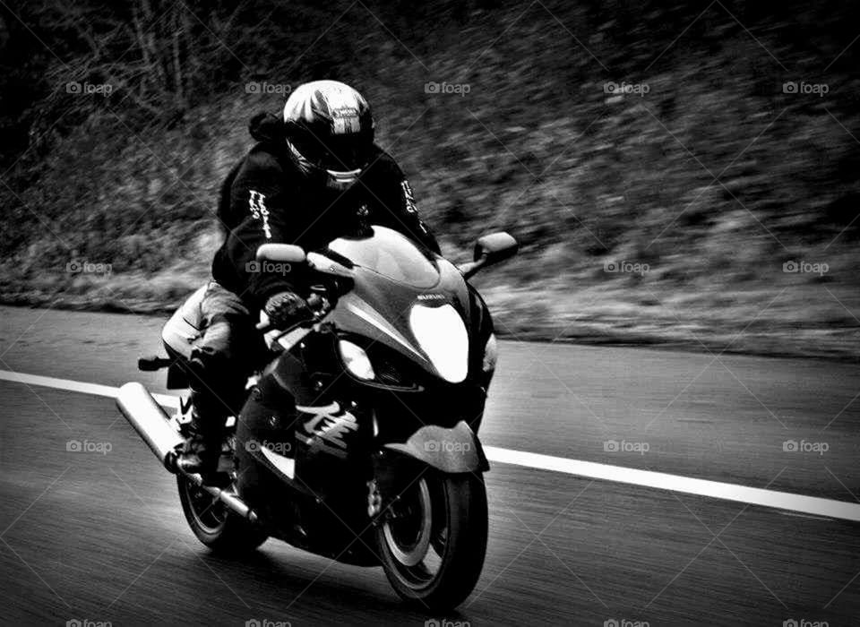 Motorway riding in Wales
