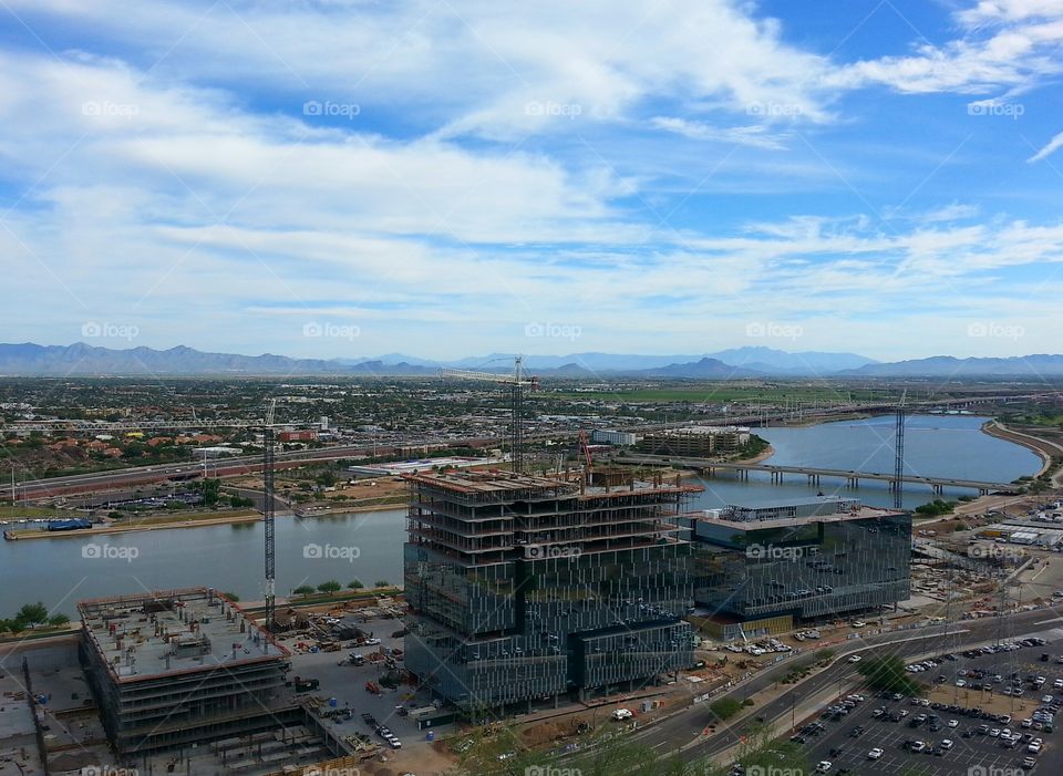 View Northeast from "A" Mountain in Tempe AZ