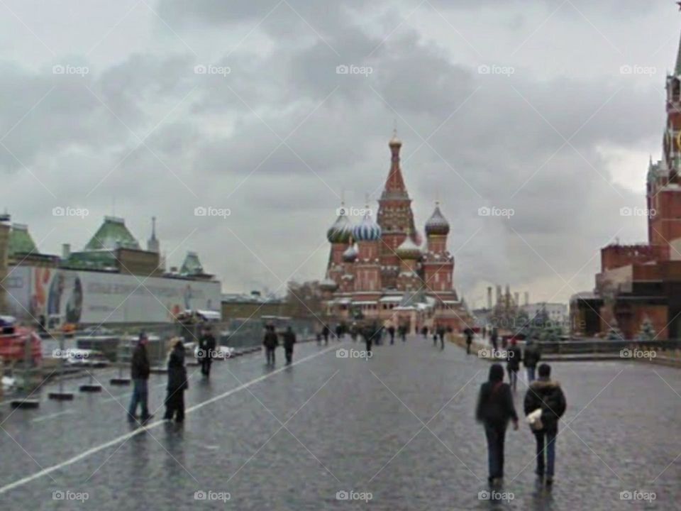 A beautiful building in Moscow