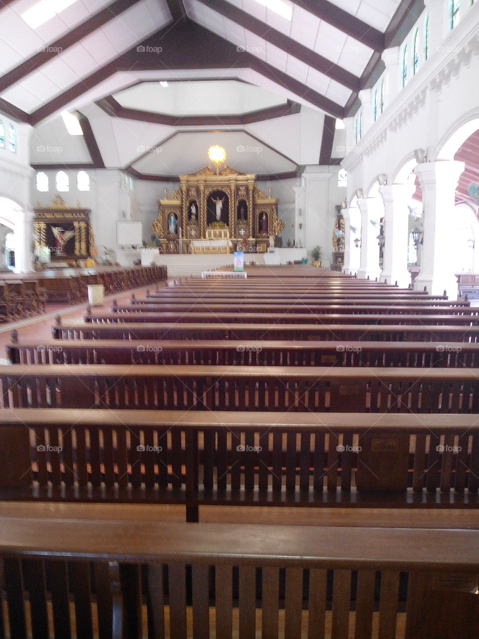 inside the church