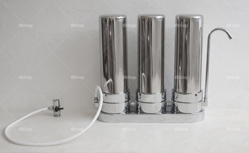 water filter rostfray. water filter in silver  edition