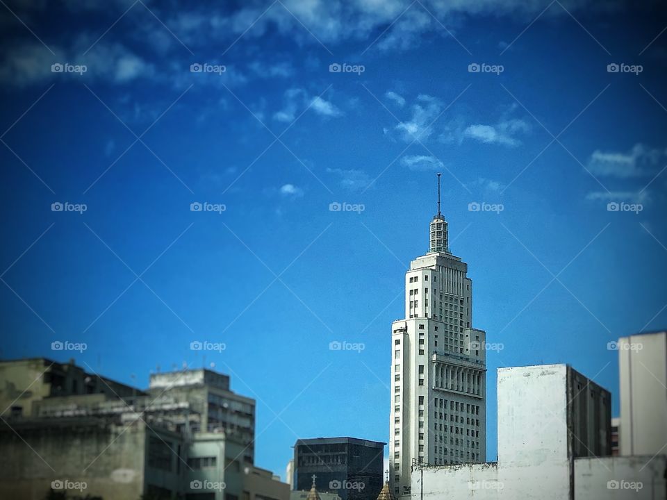 Altino Arantes Building, also known as Banespa Building, an important skyscraper in Såo Paulo cityscape.