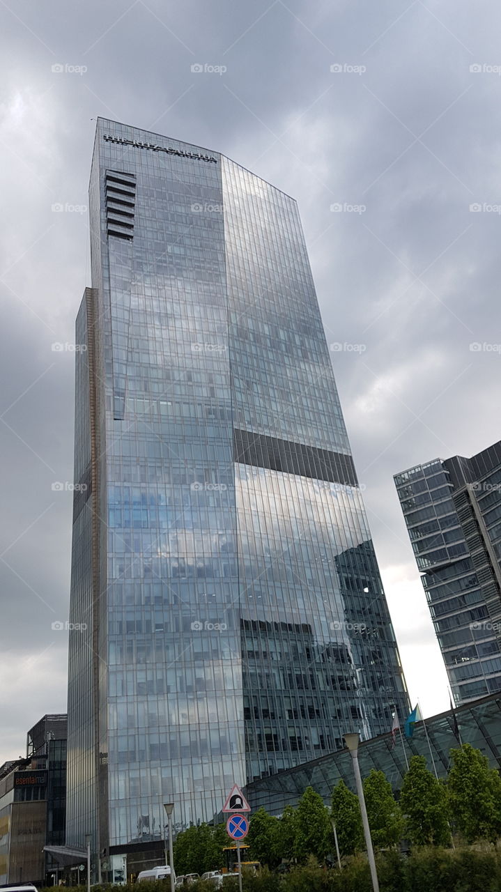skyscraper with reflections