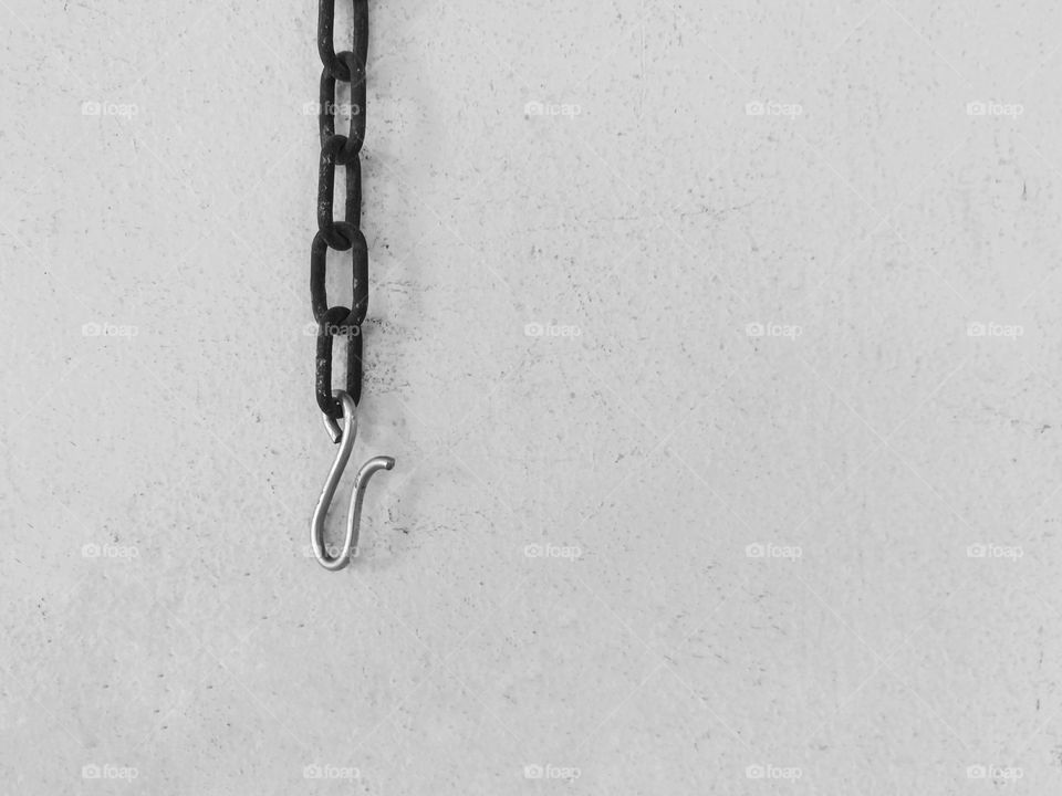 hook and chain.