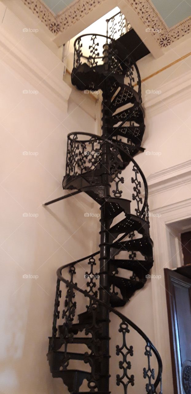 staircase in Mumbai museum