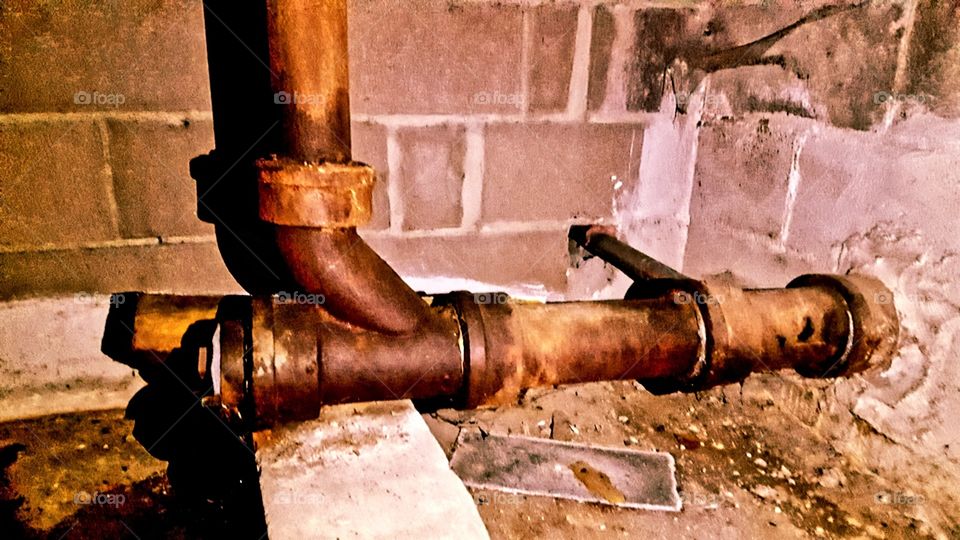 Old Cast Iron Pipe