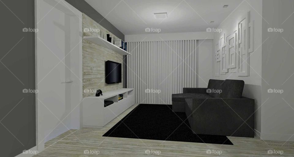 Decoração de sala - Living room design