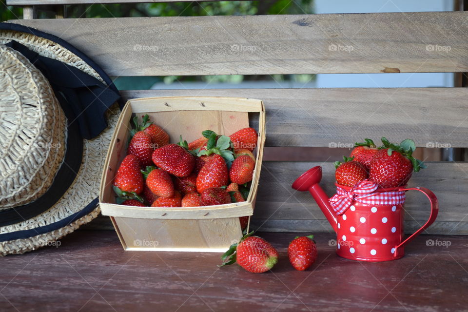 Fresh strawberries 