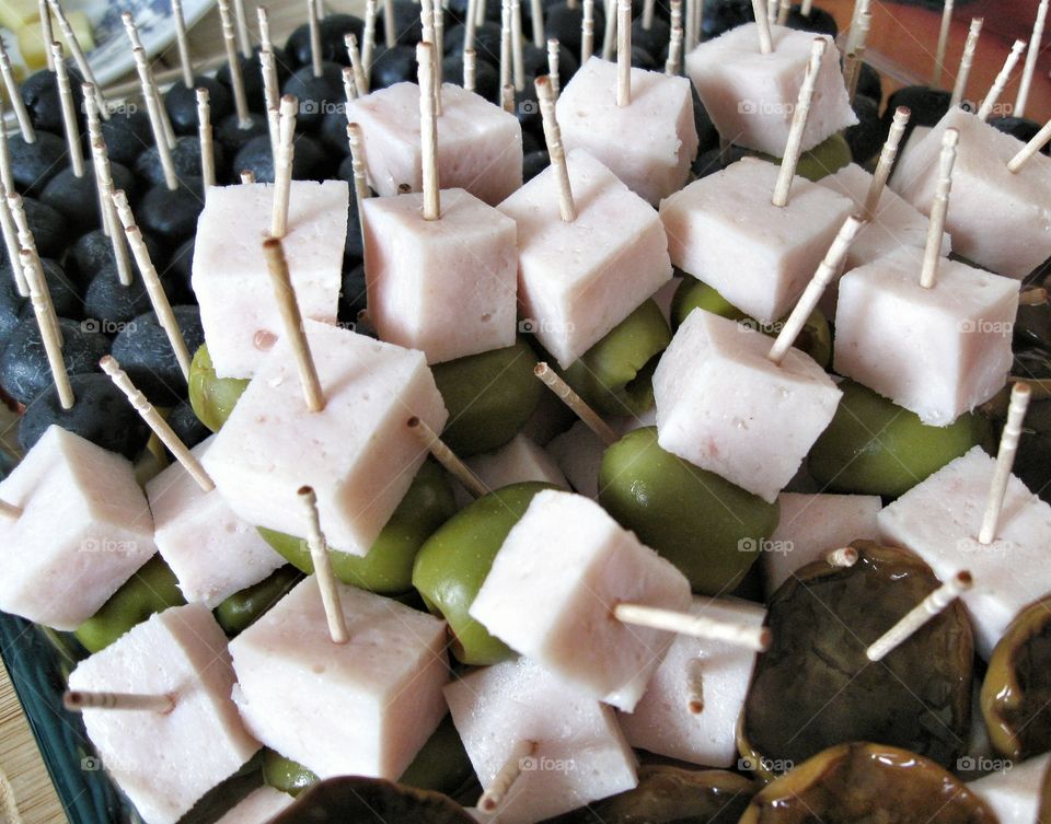 Canapé. Snacks