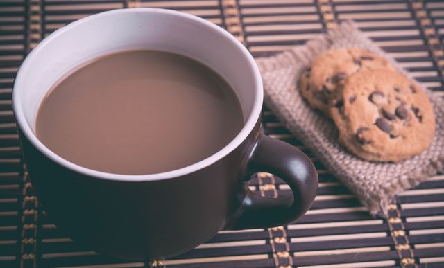 Cocoa and cookies