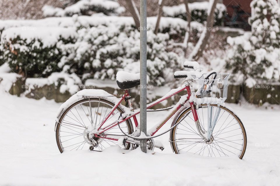 snow bycycle