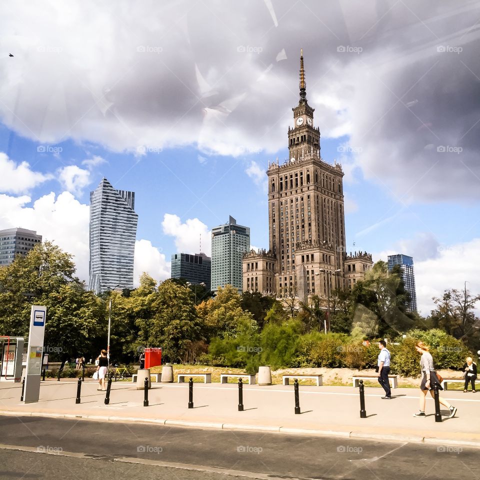 Warsaw city centre 
Palace of Culture and Science  