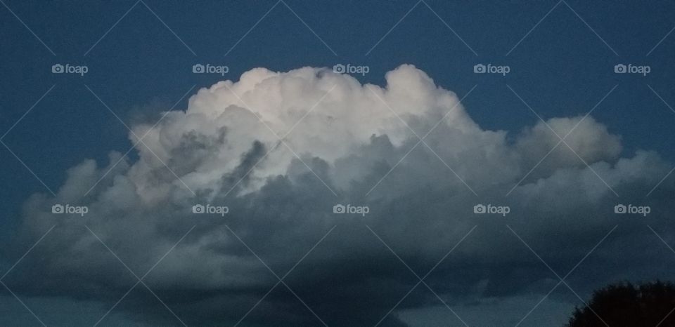 Dark and light clouds