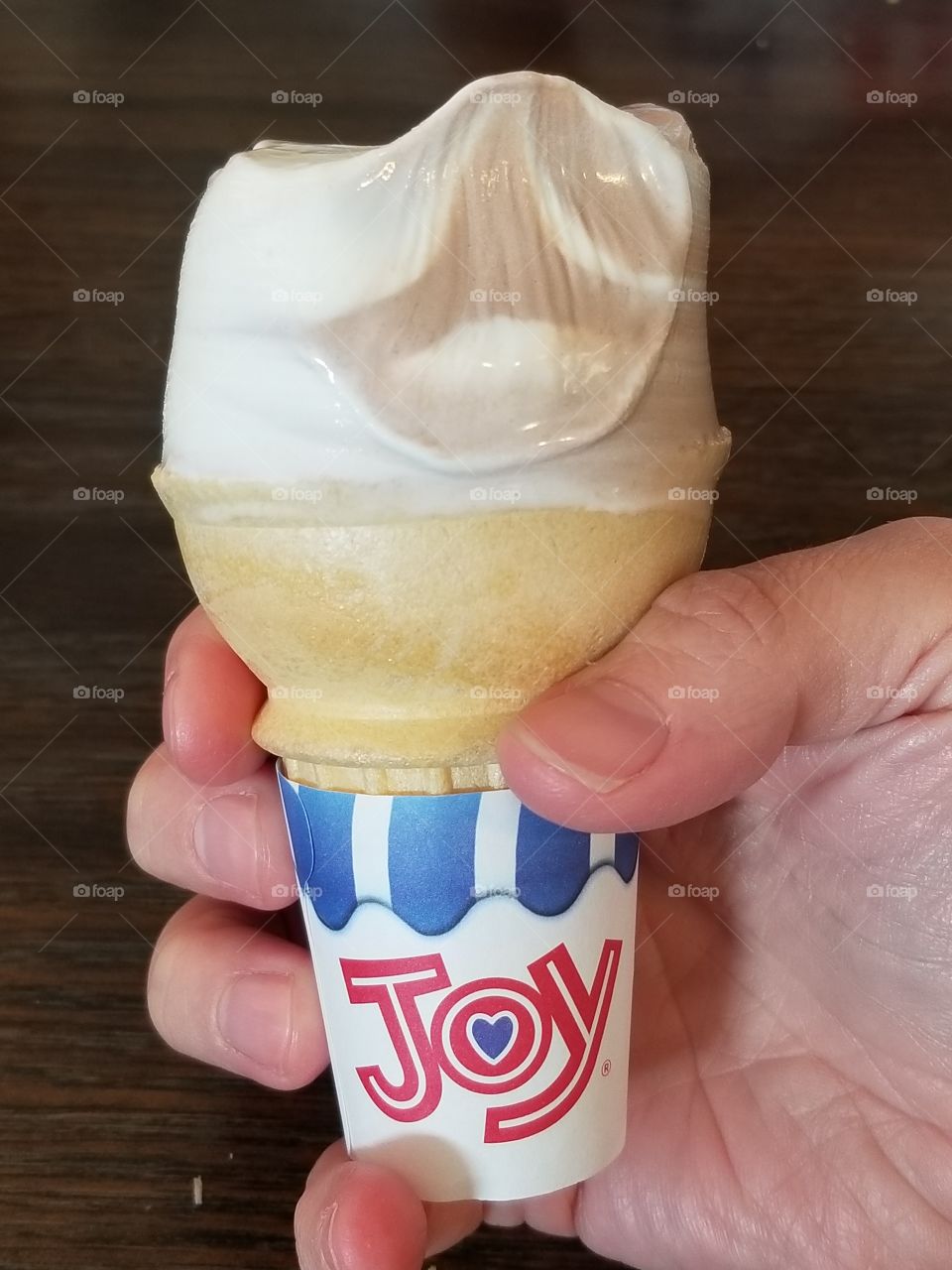 ice cream cone with joy