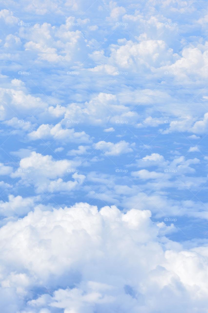 Clouds from up above on our way to Chicago