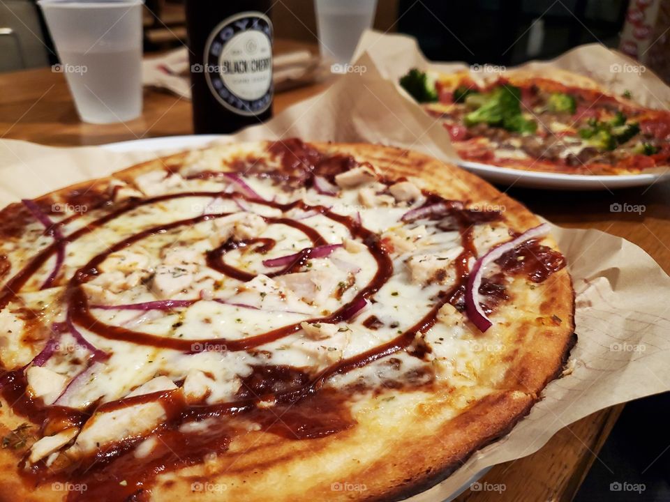 BBQ pizza