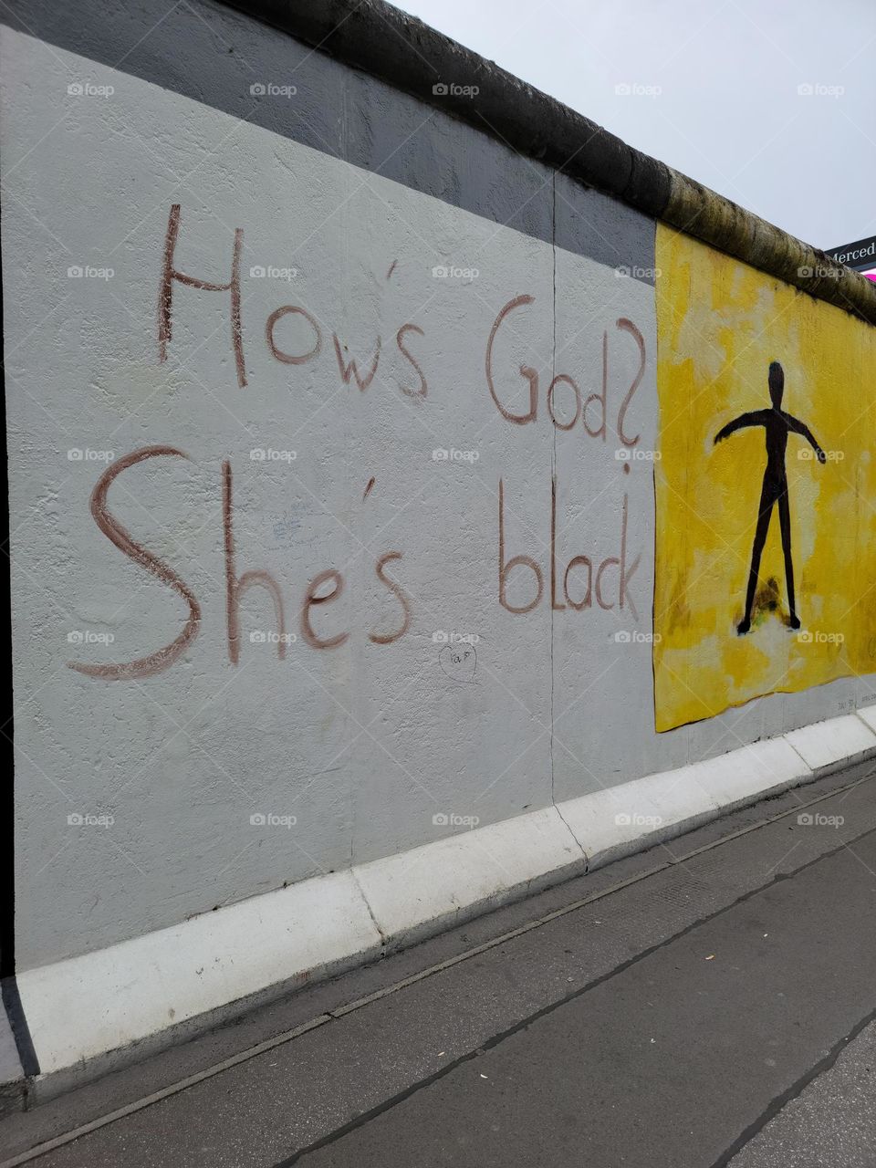 Berlin wall had fantastic art work, this beauty was one of many, definitely enjoyed this.