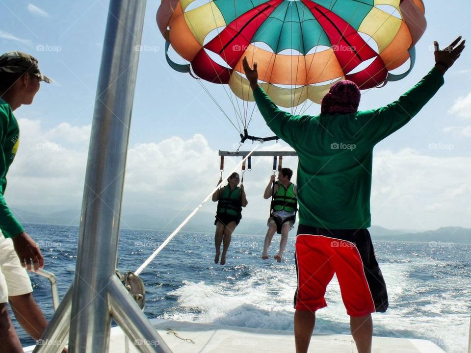 Parasailing Fun