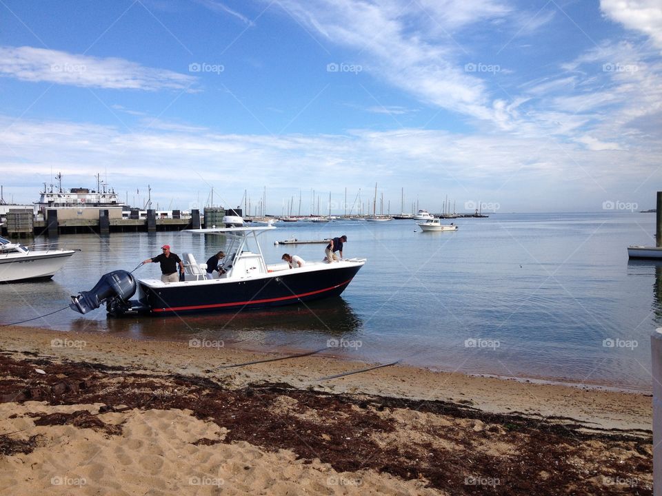 The docks of Martha's Vineyard 
