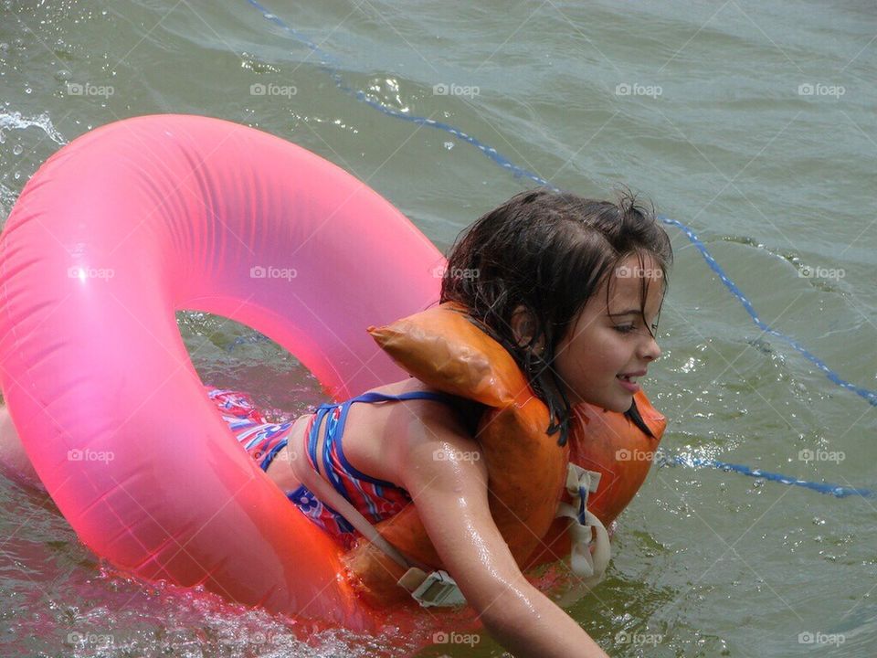 Girl Swimming