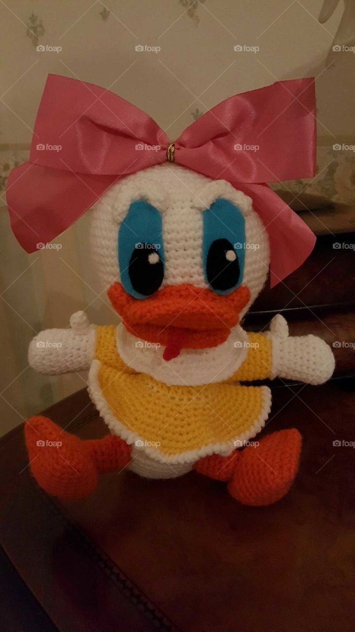 pupazzo ad uncinetto