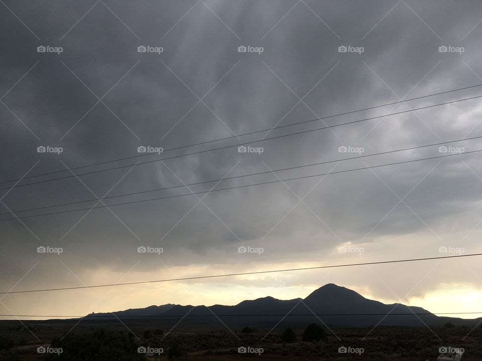 Sleeping Ute Mountain haze
