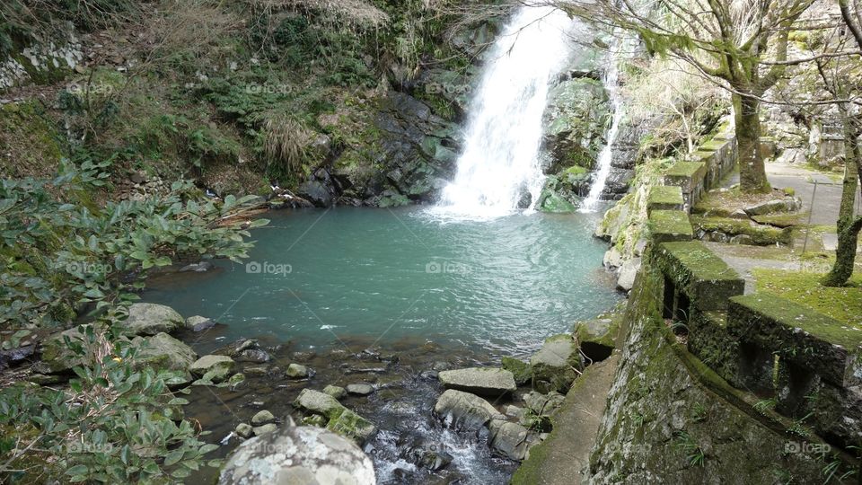 Small waterfall japan