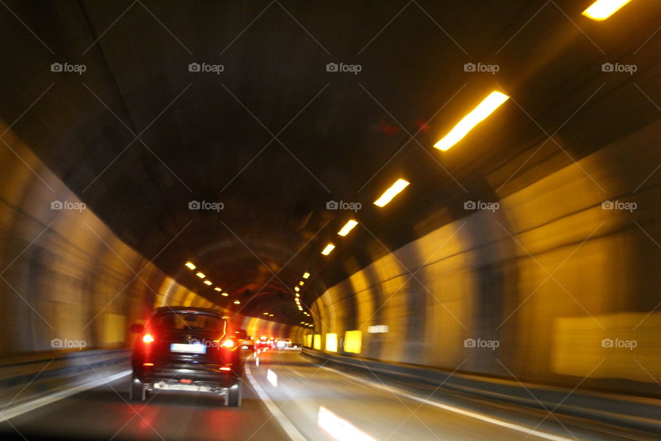 Car tunnel - Sicilia, Italy