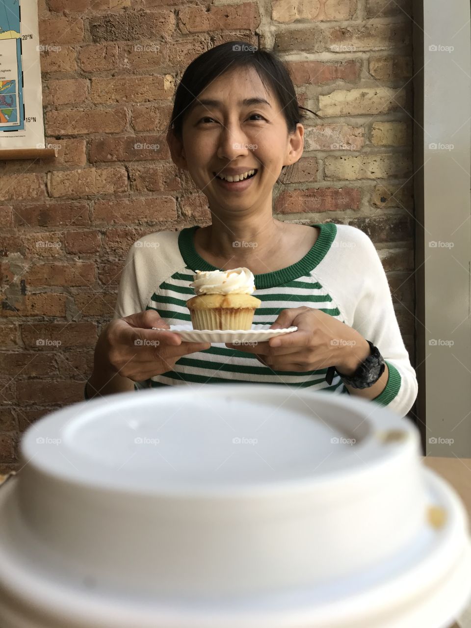 Cupcake makes me smile!