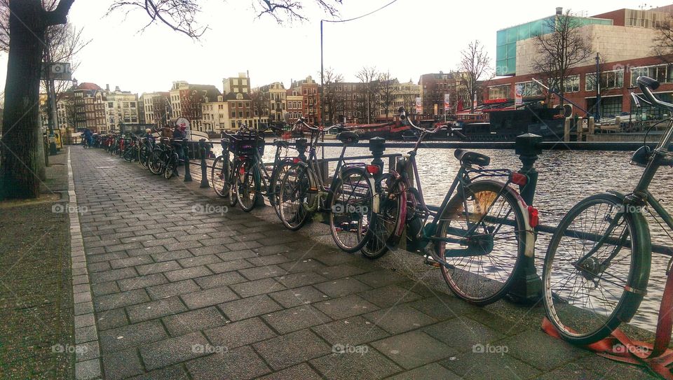 Amsterdam. canals & bikes