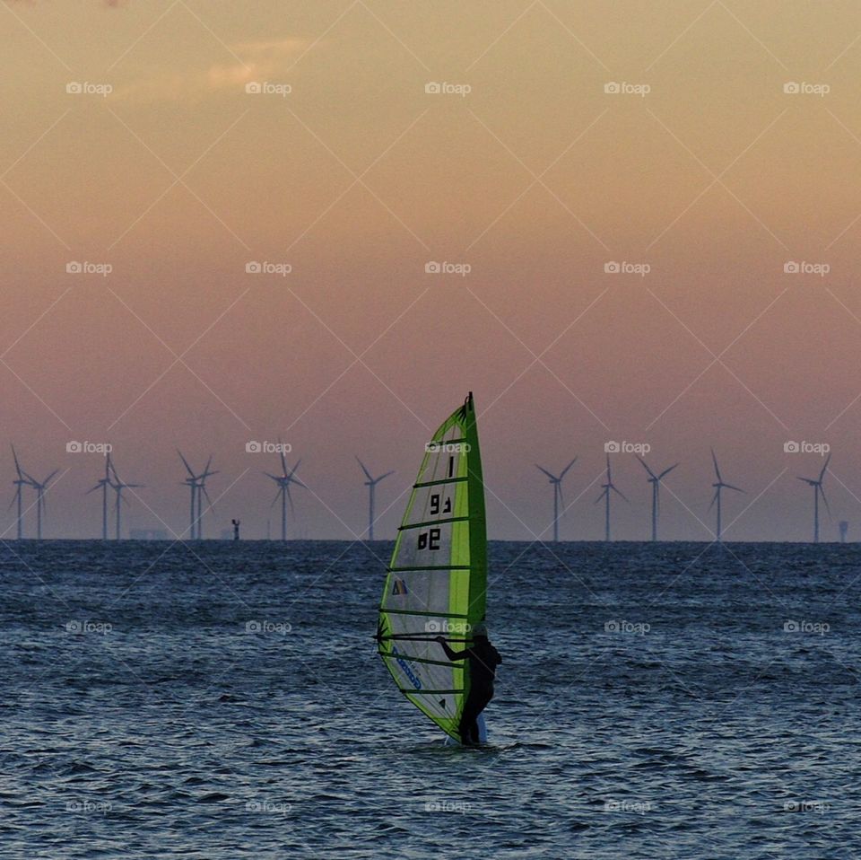 Windsurfing in Öresund