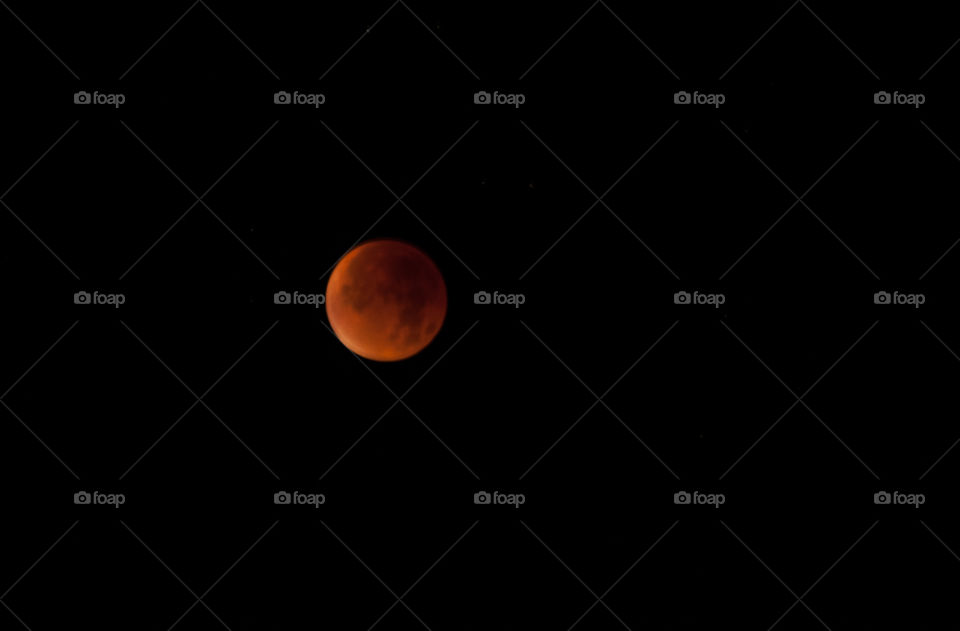 Blood moon. Red moon. Lunar eclipse.