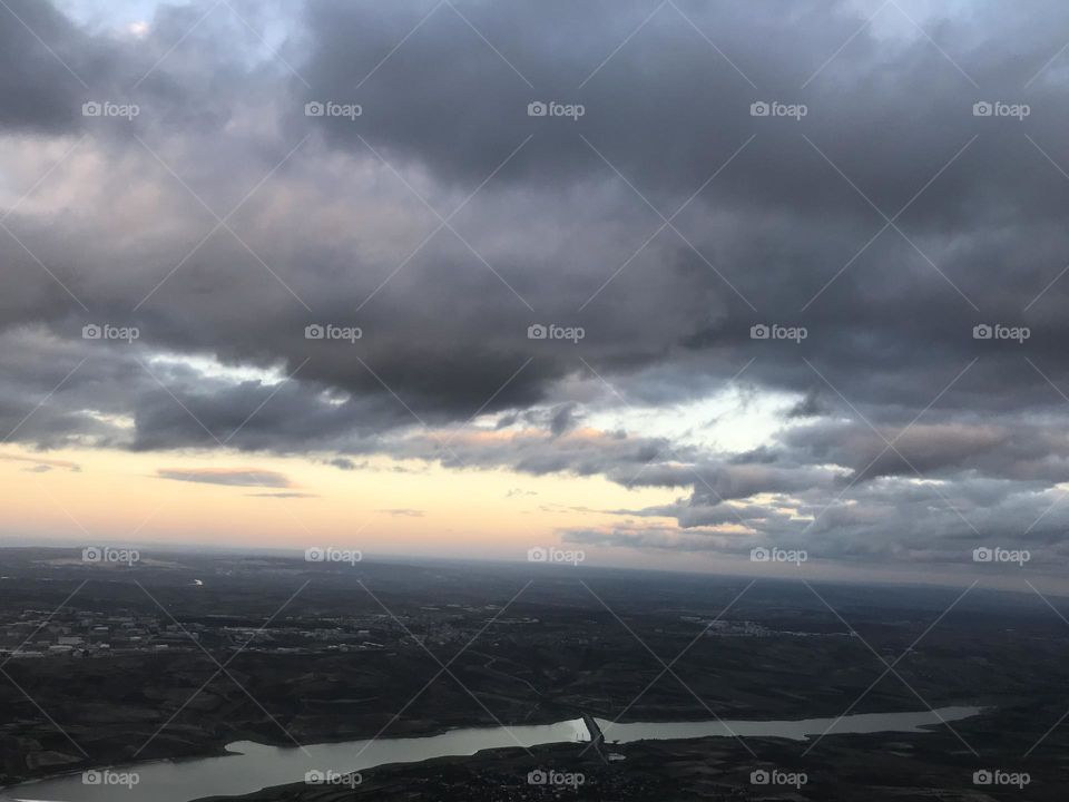 The celestial beauty of the skies - clouds like a child's dream - makes us feel extraterrestrial, like angels. Prayers might come true more up here.