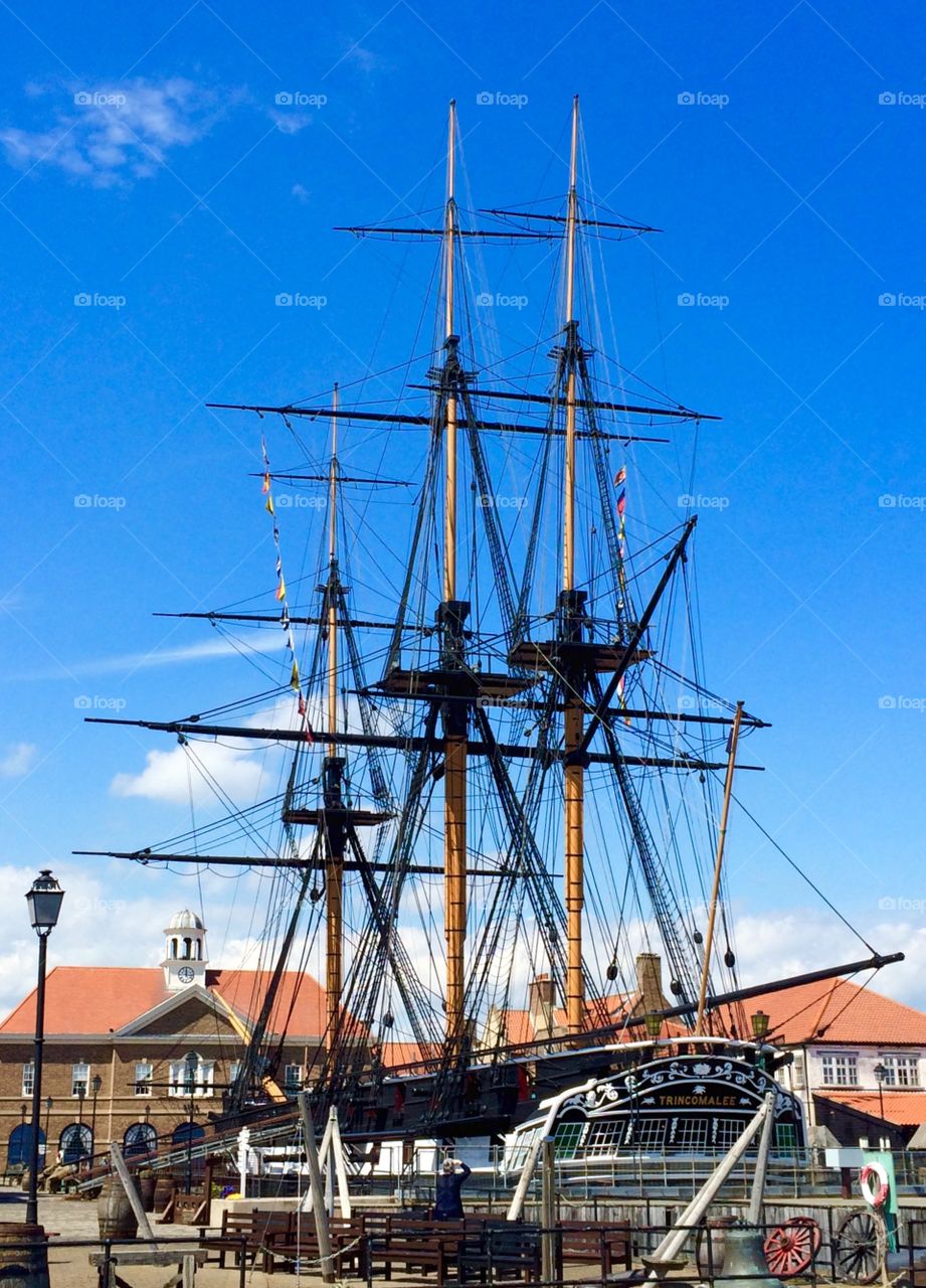 Tall Ship. The Trincomalee 