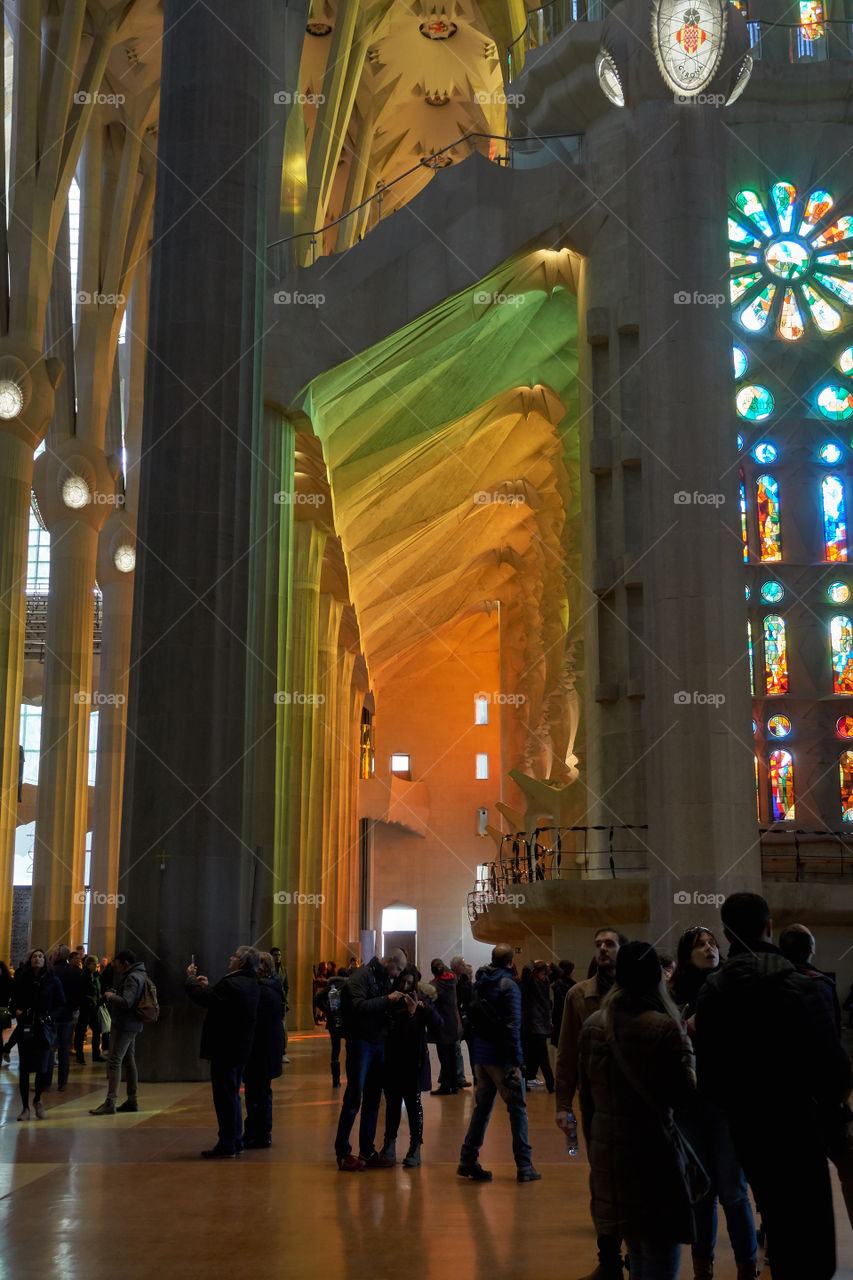 Sagrada Familia Indoors Lights 