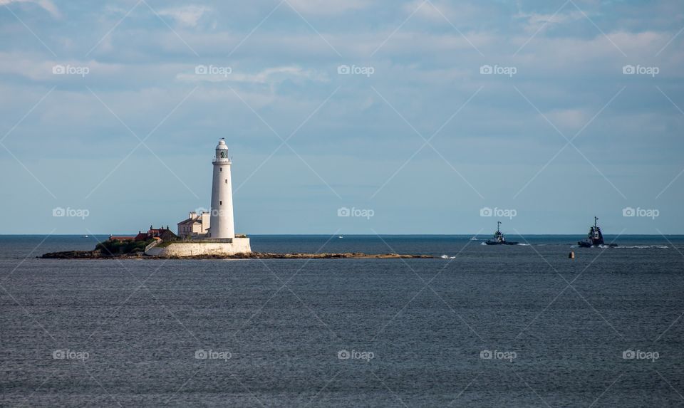 Lighthouse, Water, Sea, Seashore, Ocean